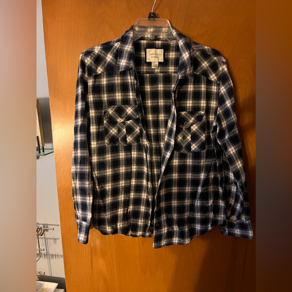 Woman’s flannel shirt